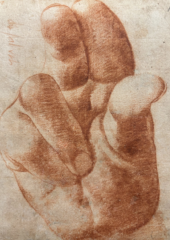 Study for the blessing hand, 