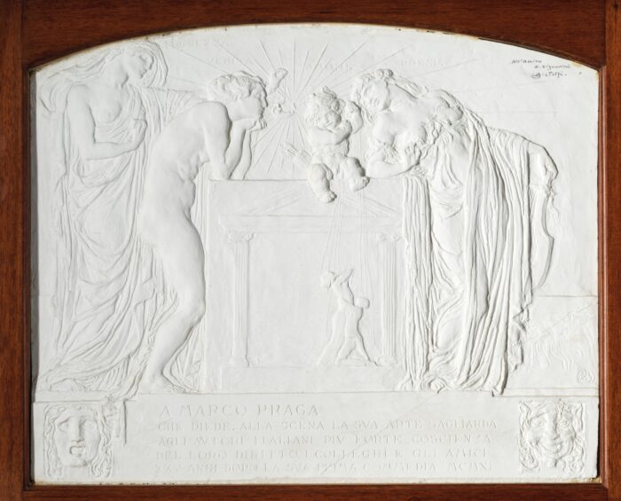 Leonardo Bistolfi, Allegoria della Saggezza, Verità, Amore e Poesia
