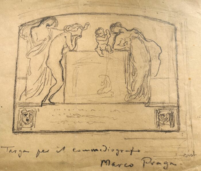 Leonardo Bistolfi, Allegoria della Saggezza, Verità, Amore e Poesia