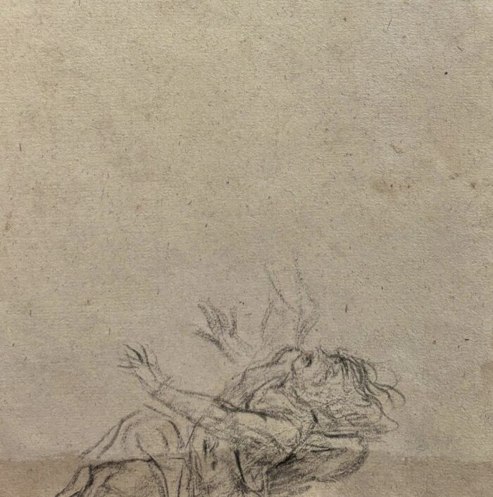 Baldassarre Franceschini detto Il Volterrano, La Pudicizia (recto) | Amor Lascivo (verso)