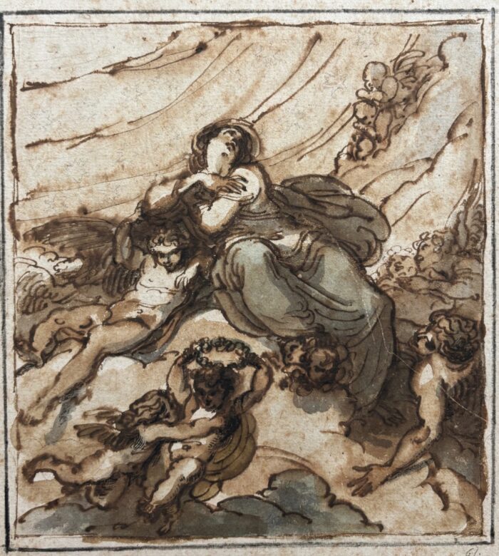 Felice Giani, Santa in gloria