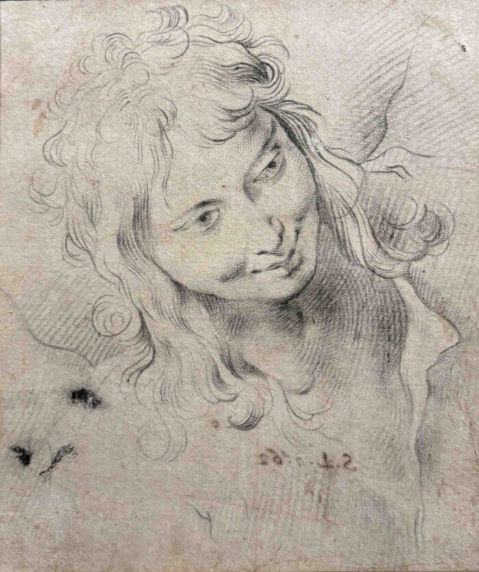 Artista Genovese, Study for the head of an angel