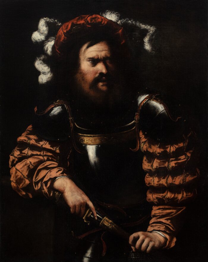 Pietro Della Vecchia, Figure of a Warrior Drawing His Sword