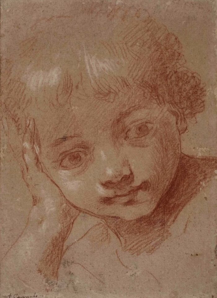 Bolognese Artist, Head of a Boy