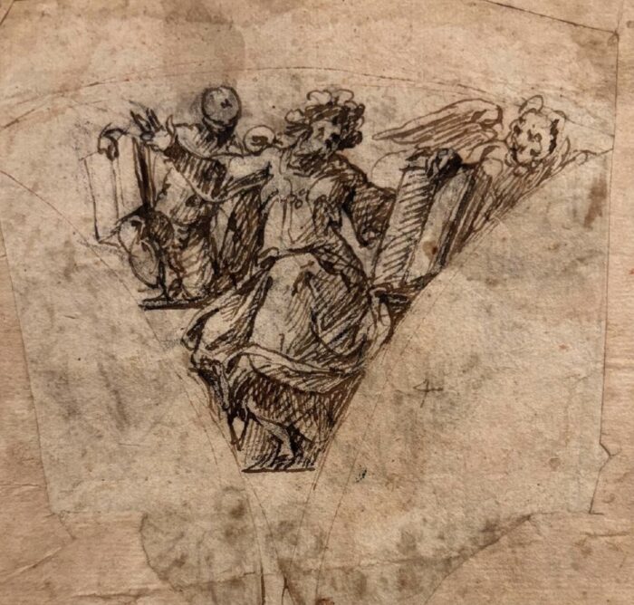 Carlo Urbino, Study of Pendentives with Figures of Evangelists