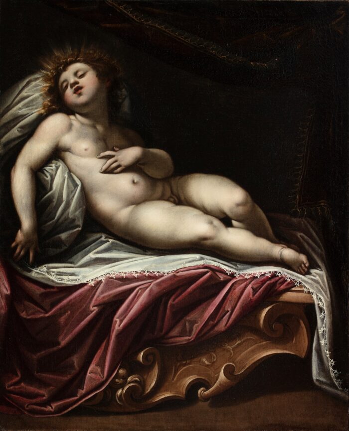 Cristoforo Roncalli called Il Pomarancio, Sleeping Putto