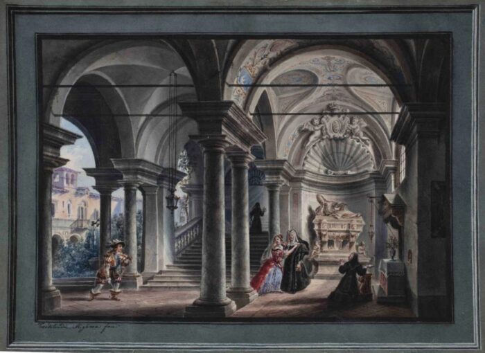 Teodolinda Sabaino Migliara, Convent Scene