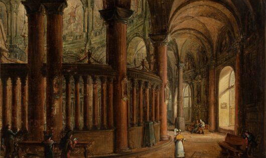 Antonio Basoli Peristilio della chiesa