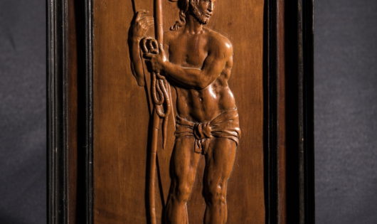 Artista Toscano Christ Resurrected Bass Relief