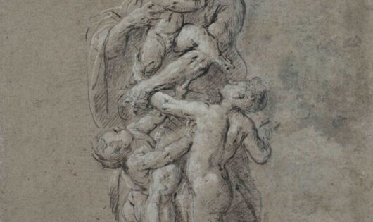 Giovanni Battista Crespi San Giuseppe con in braccio il Bambin Gesù e due fanciulli