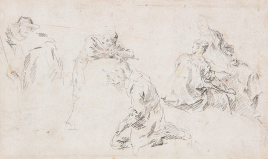 Giovanni Battista Piazzetta Figure Studies