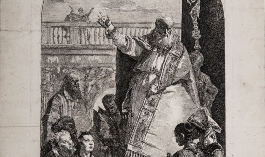 Giovanni Domenico Tiepolo San Paolino Guarisce uno Storpio