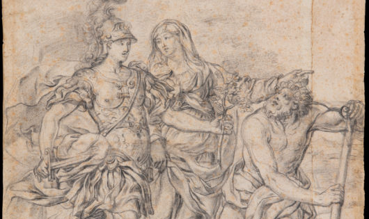 Lorenzo de Ferrari Aeneas brings olive branch to Pallas