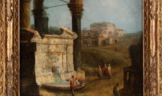 Michele Marieschi Capriccio Rovine Fontana web