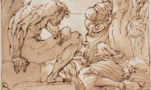 Ubaldo Gandolfi Figures in Landscape